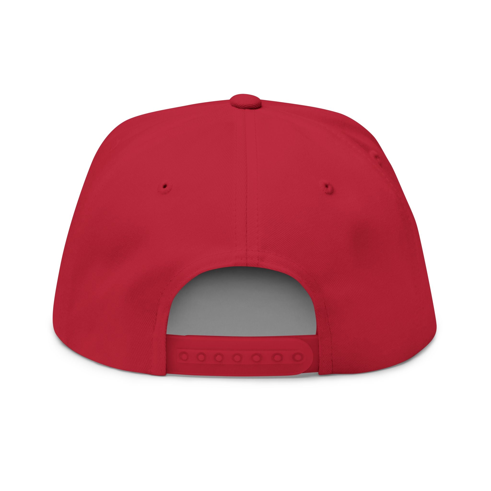 Grandview Lake White Script Embroidered Flat Bill Cap