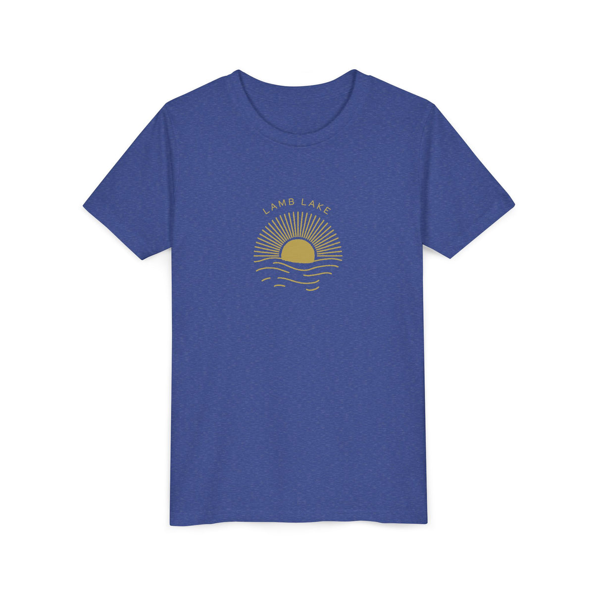Youth Tee — 'Lamb Lake' Golden Hour Sunset Kids T-Shirt