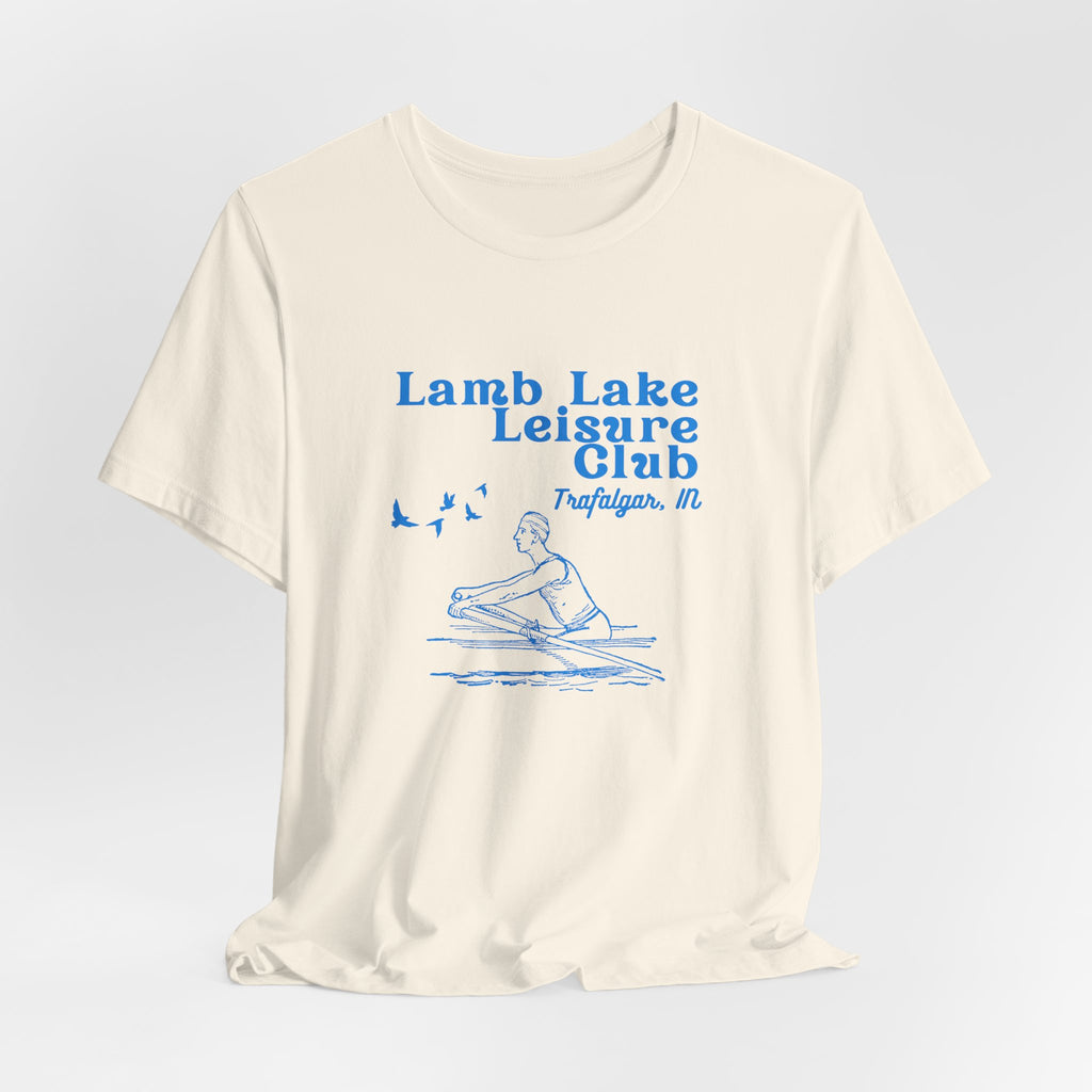 Kayak Tee – "Lamb Lake Leisure Club" Vintage Boating T-Shirt