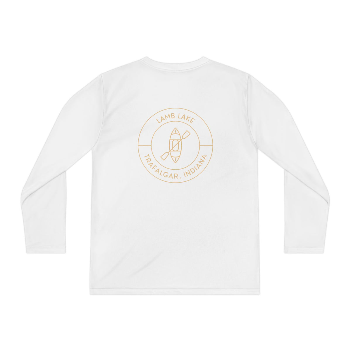 Youth Long Sleeve Tee - Lamb Lake Kayak Logo