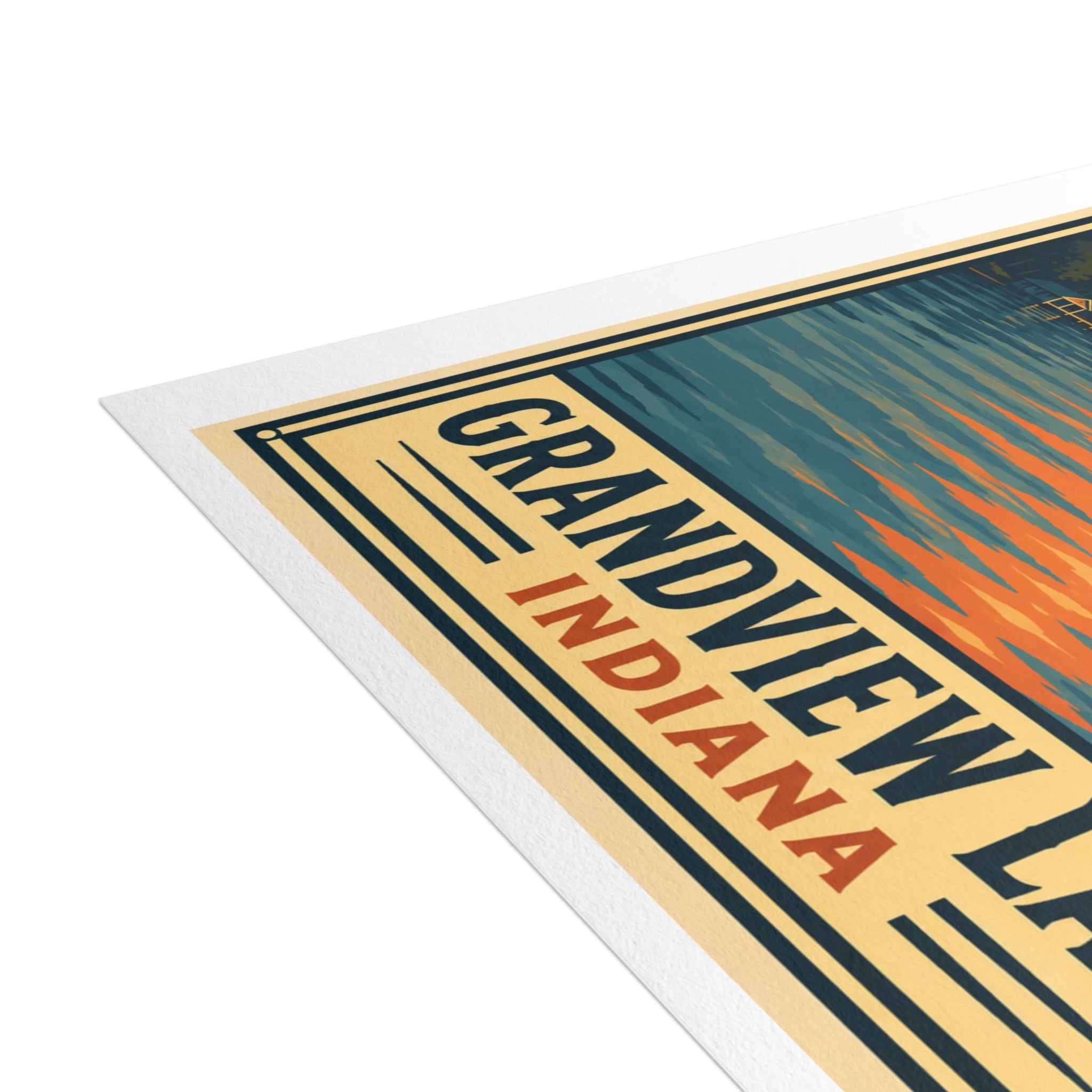 Grandview Lake National Park Style Postcard Bundle