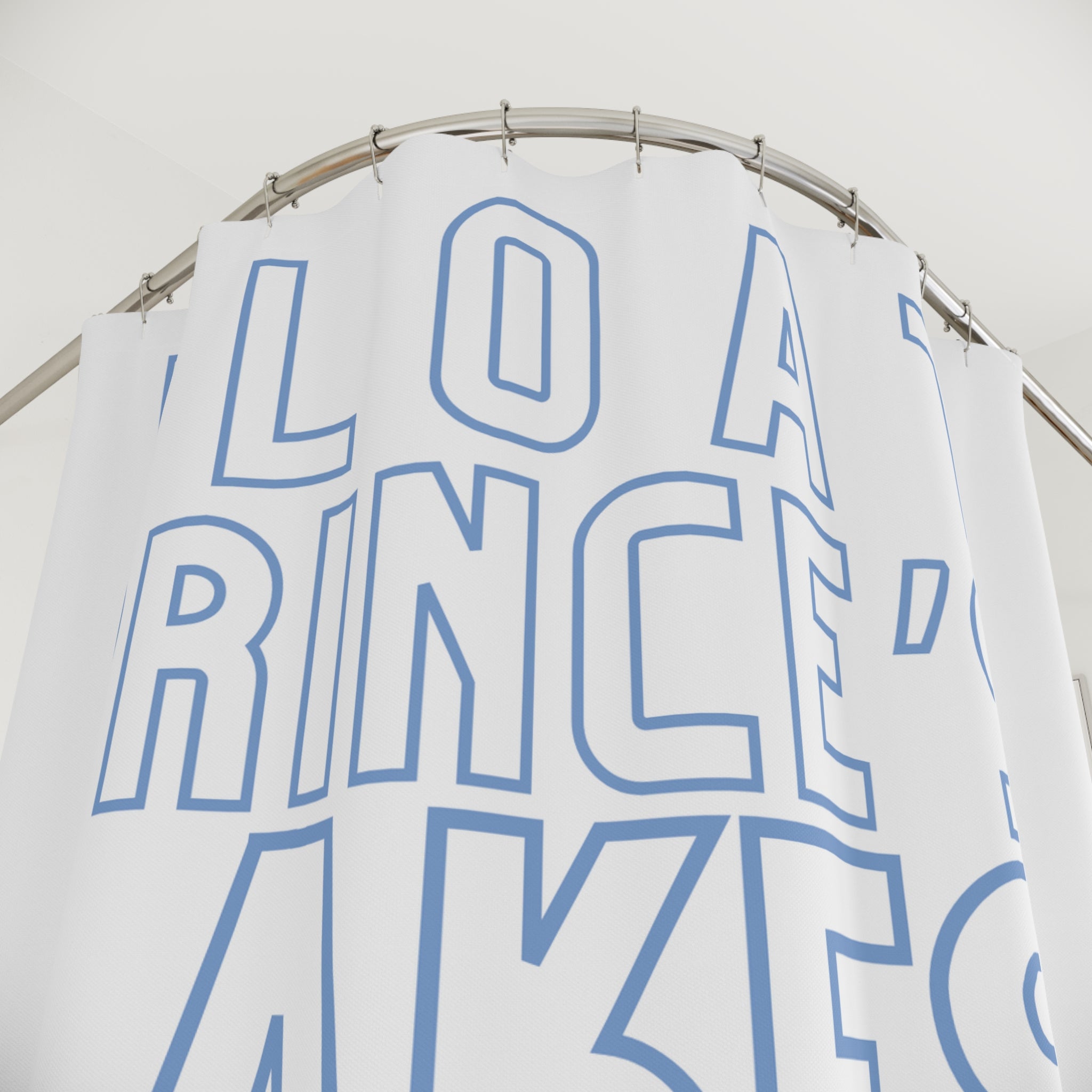 Float Prince's Lakes Shower Curtain — "Float Prince's Lakes, Nineveh Indiana"