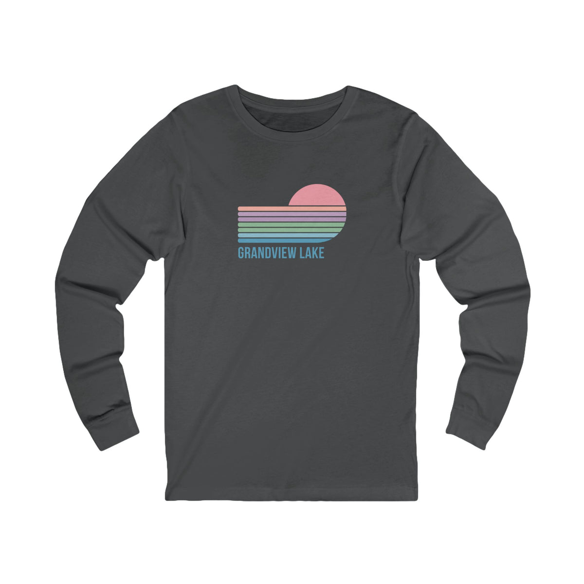 Grandview Lake Retro Sunset Long Sleeve Tee