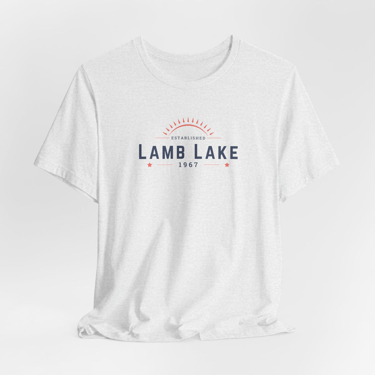 Lamb Lake Tee – Retro Lakeside Graphic T-Shirt