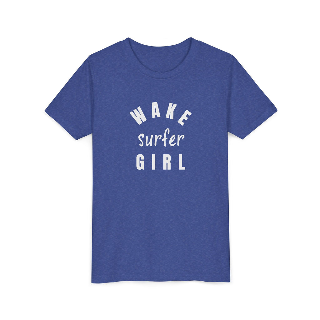 Youth Tee — "Wake Surfer Girl" Graphic Shirt