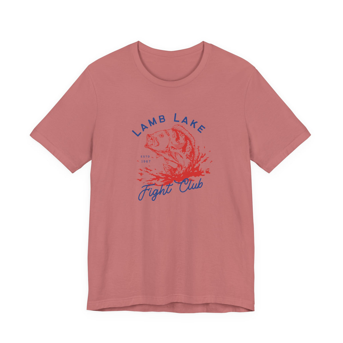 Lamb Lake Fight Club Fishing T-Shirt