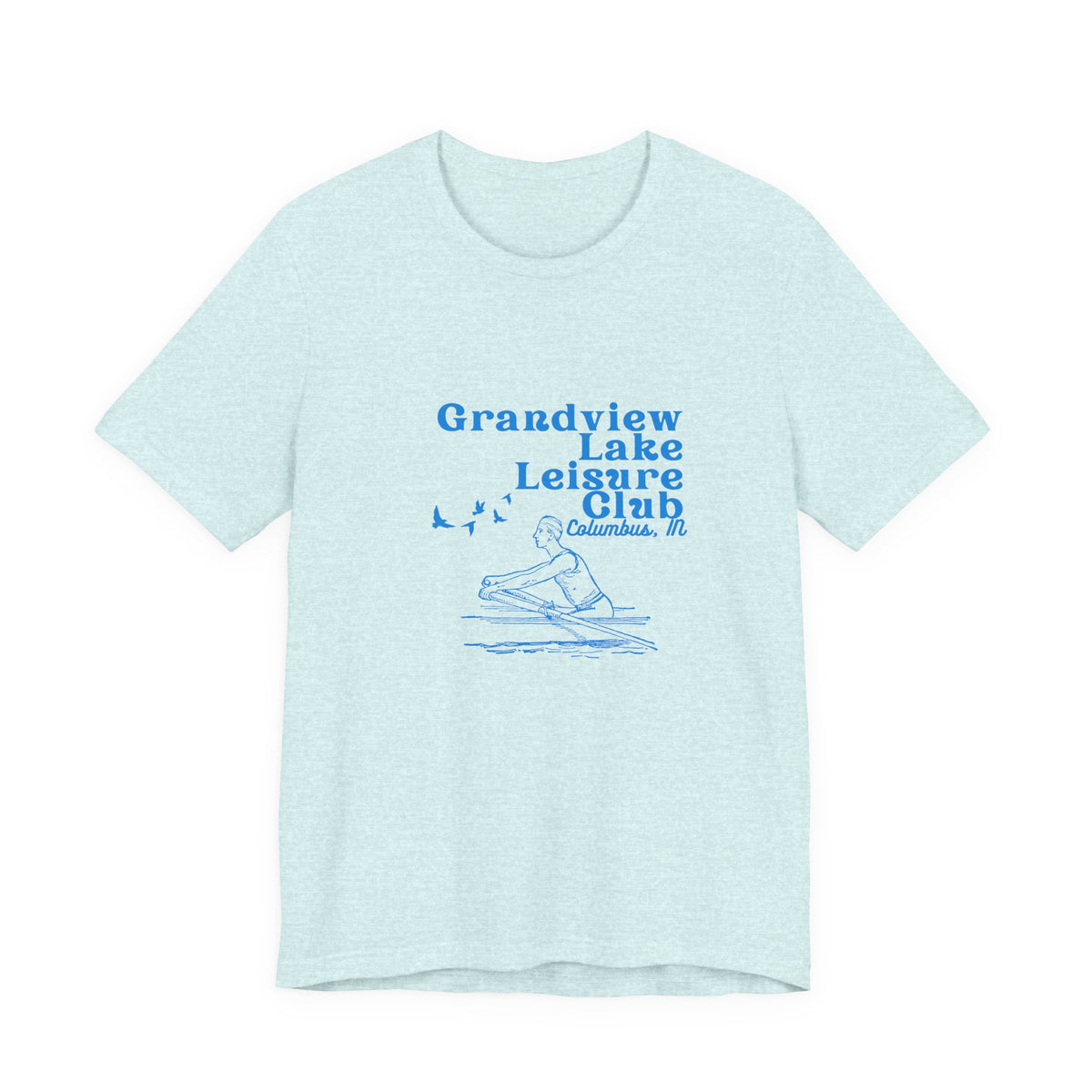 Kayak Tee – "Grandview Lake Leisure Club" Vintage Boating T-Shirt