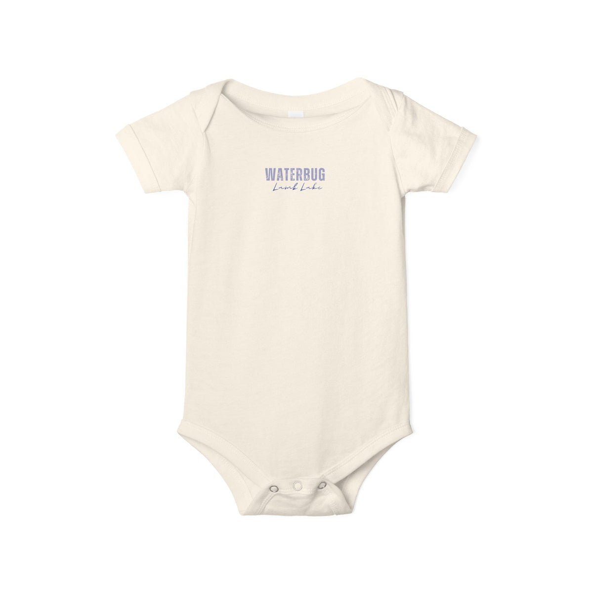 Waterbug Lamb Lake Infant Onesie - Minimal Baby Bodysuit