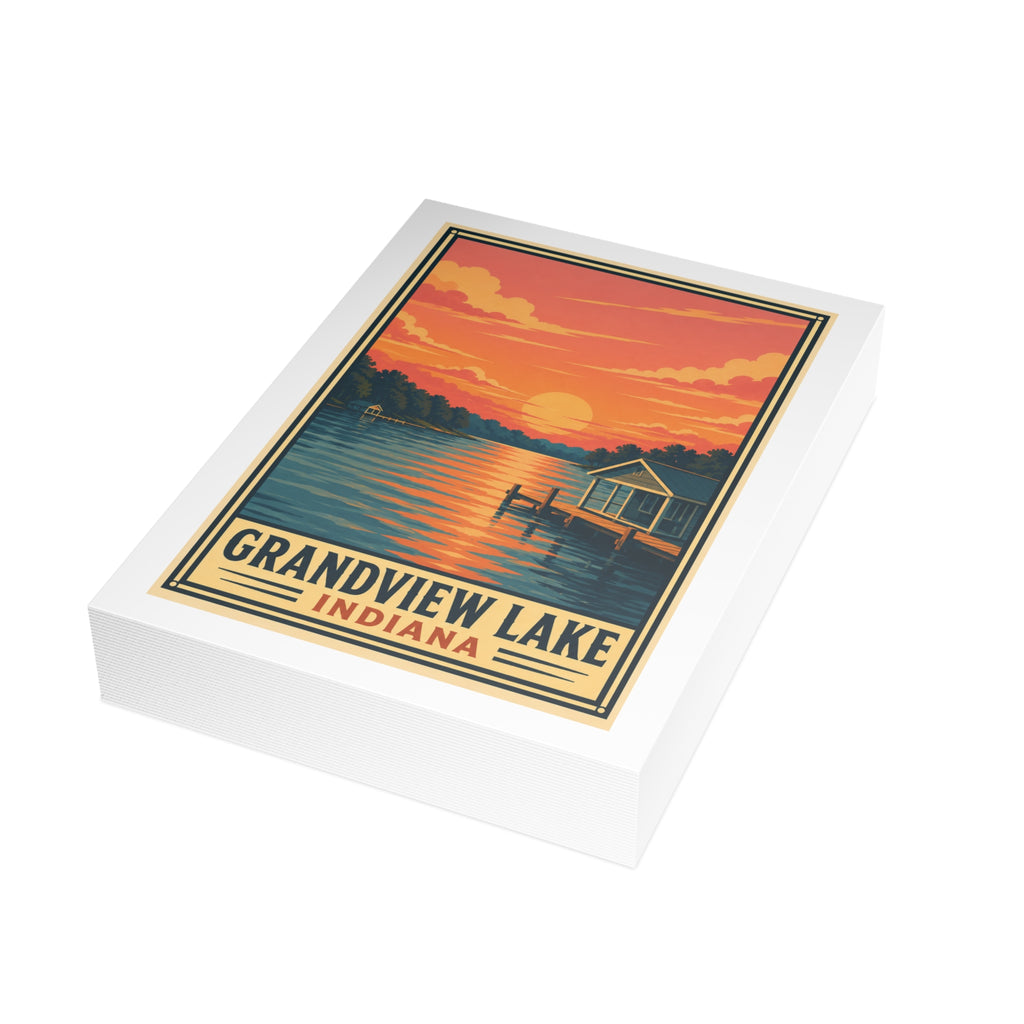 Grandview Lake National Park Style Postcard Bundle