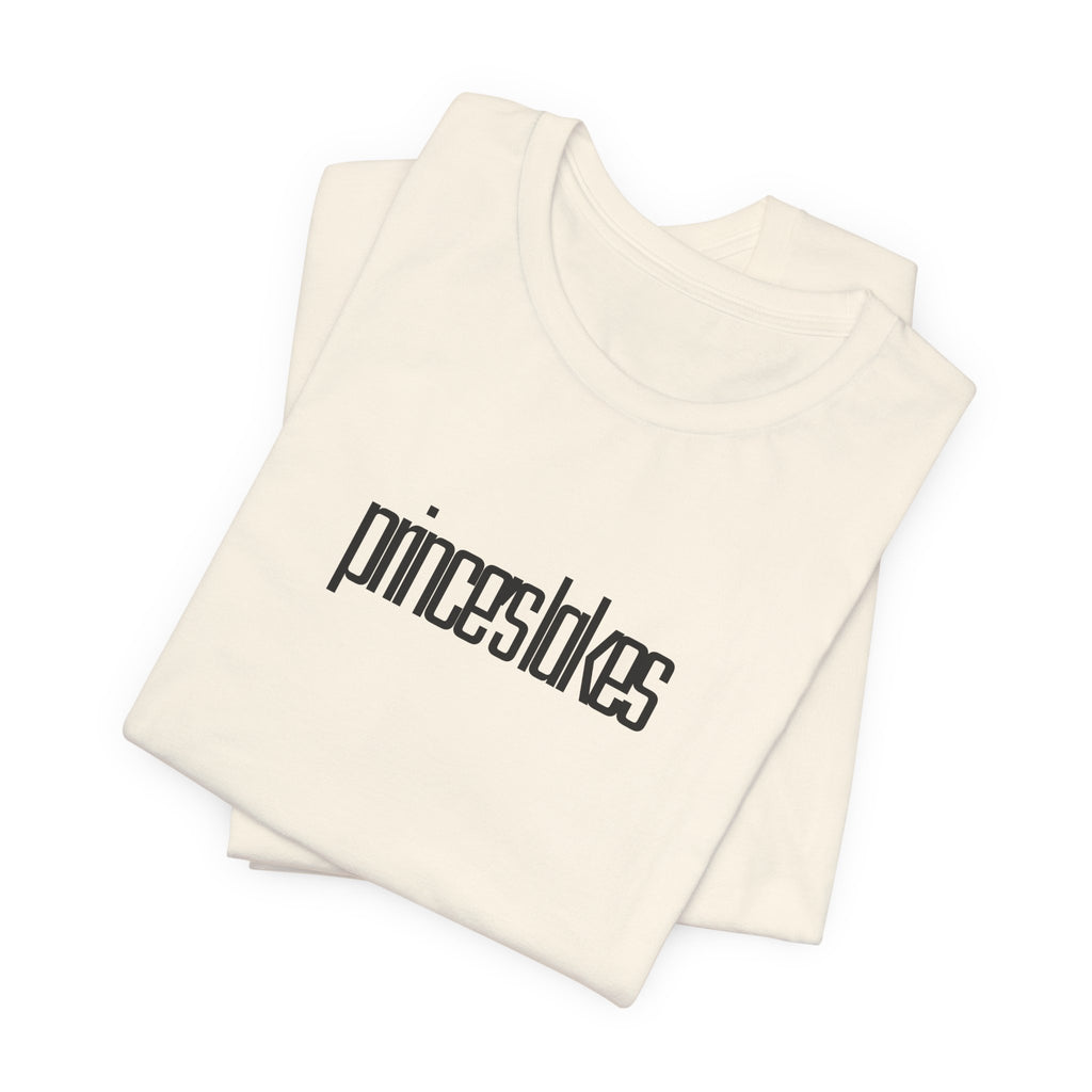 'prince's lakes' Graphic Tee —  Minimal Logo T‑Shirt