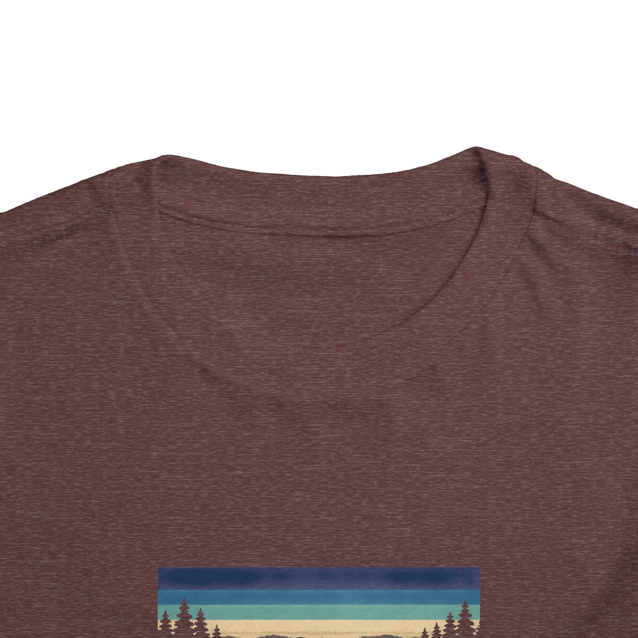 Toddler Tee - "Prince's Lakes" Retro Sunset Graphic