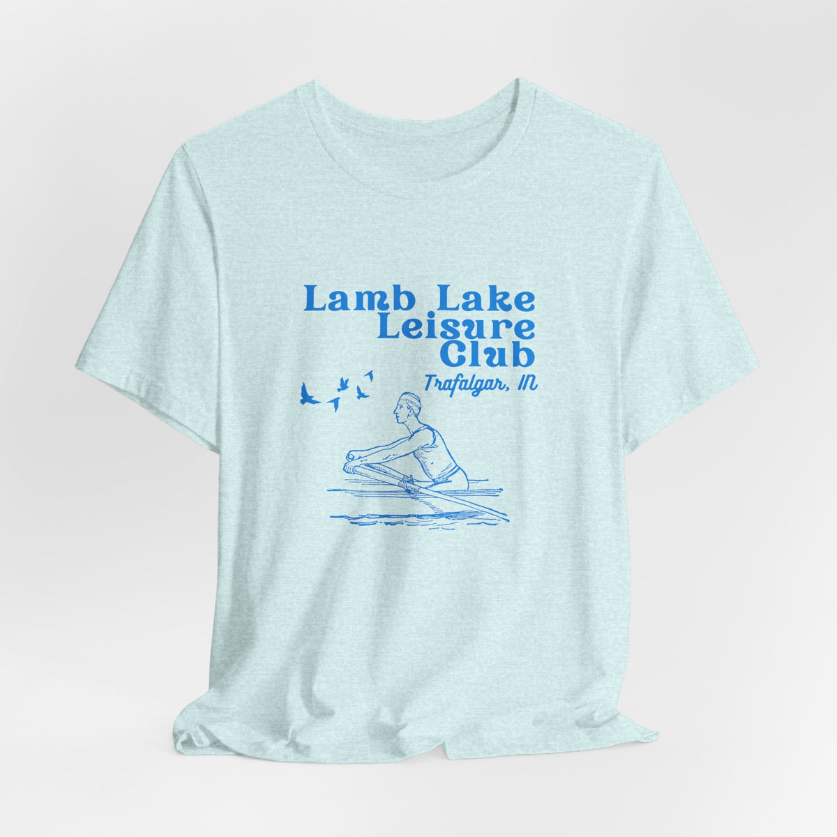 Kayak Tee – "Lamb Lake Leisure Club" Vintage Boating T-Shirt