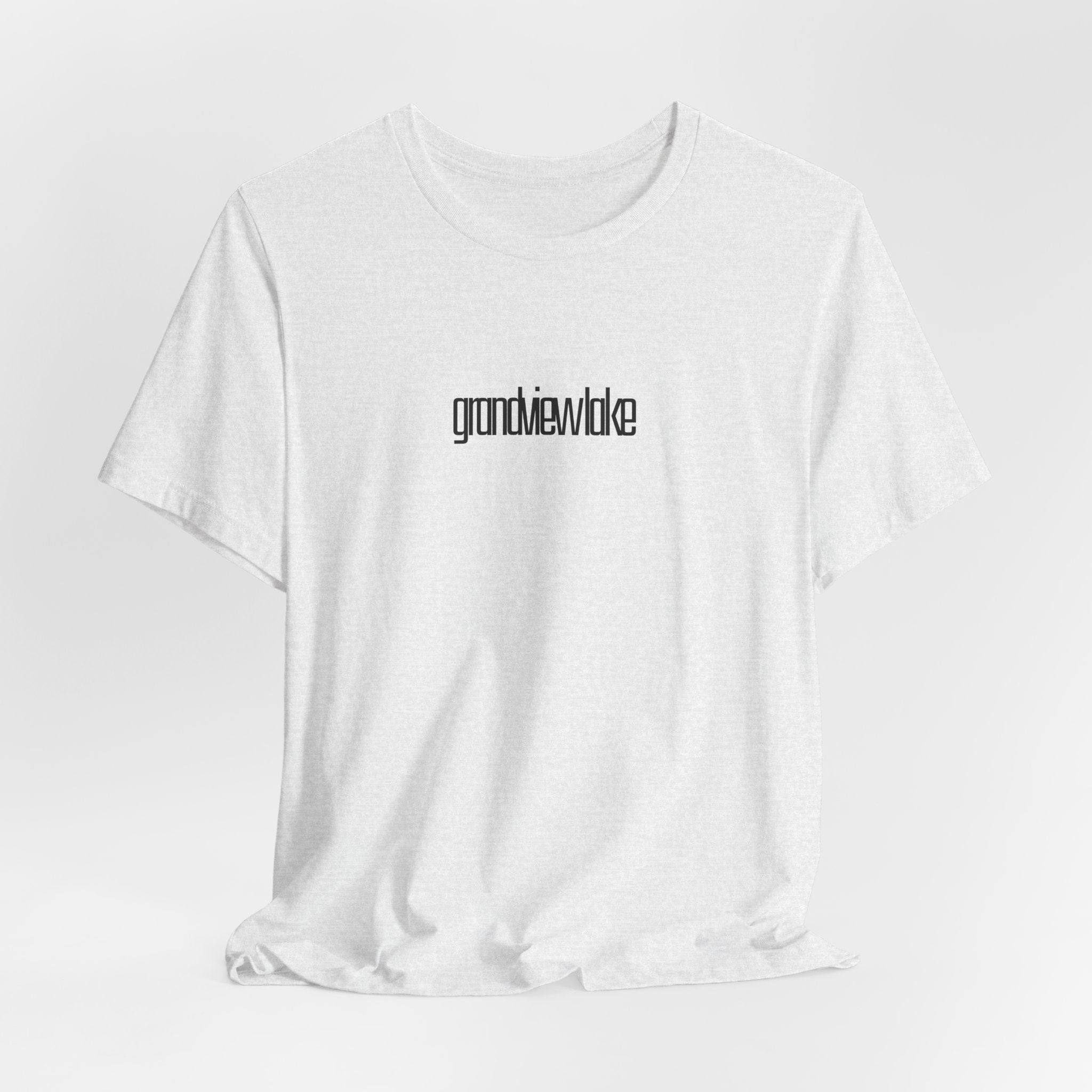 'grandview lake' Graphic Tee —  Minimal Logo T‑Shirt