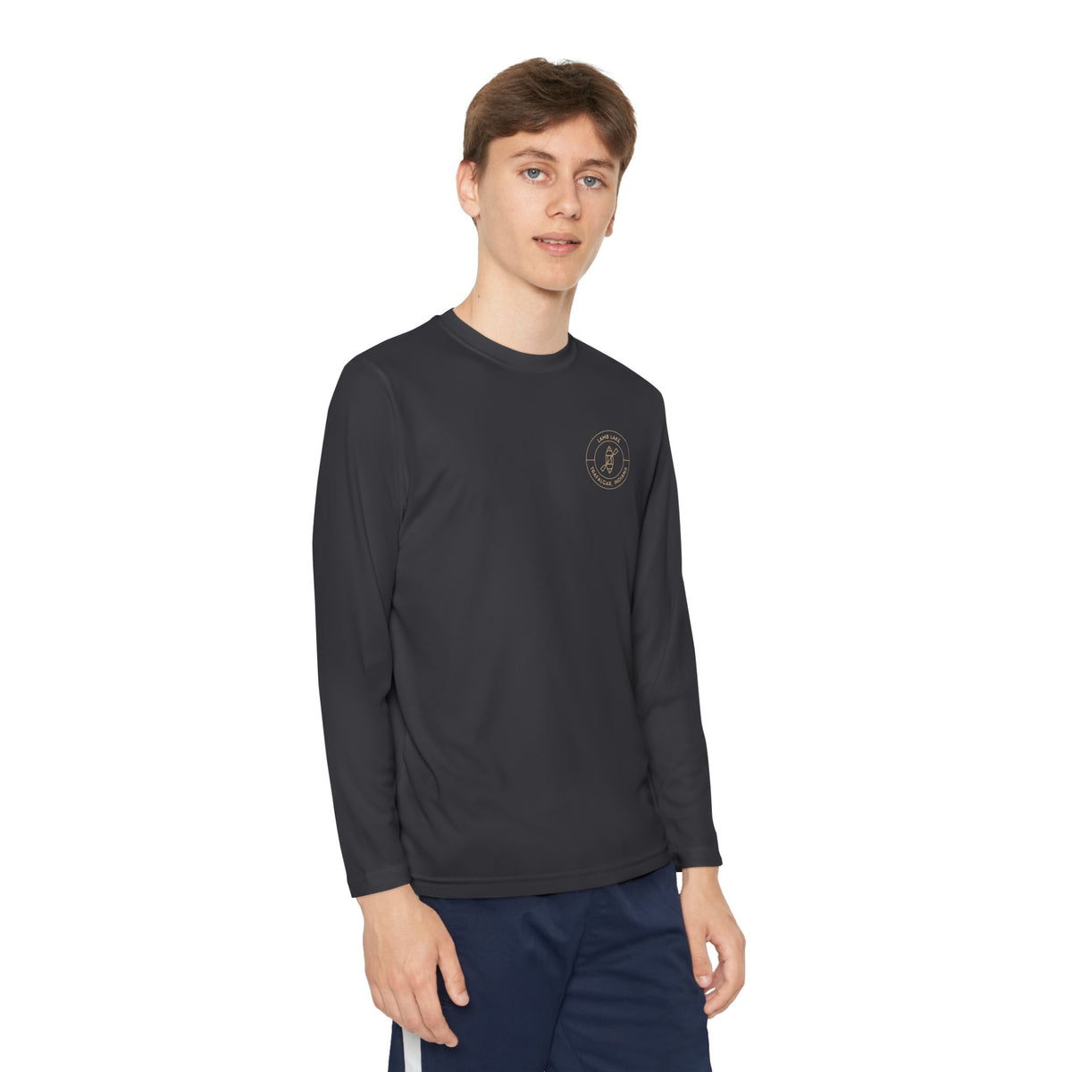 Youth Long Sleeve Tee - Lamb Lake Kayak Logo