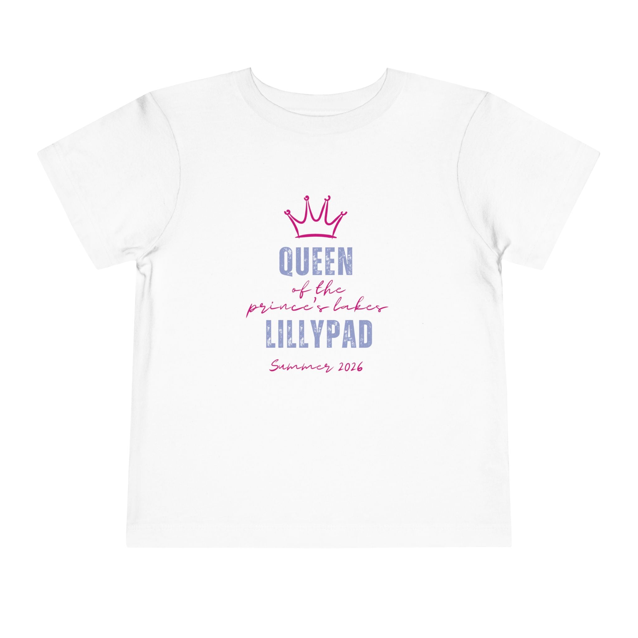 Toddler Tee — “Queen of the Lillypad” Prince's Lakes Summer 2026