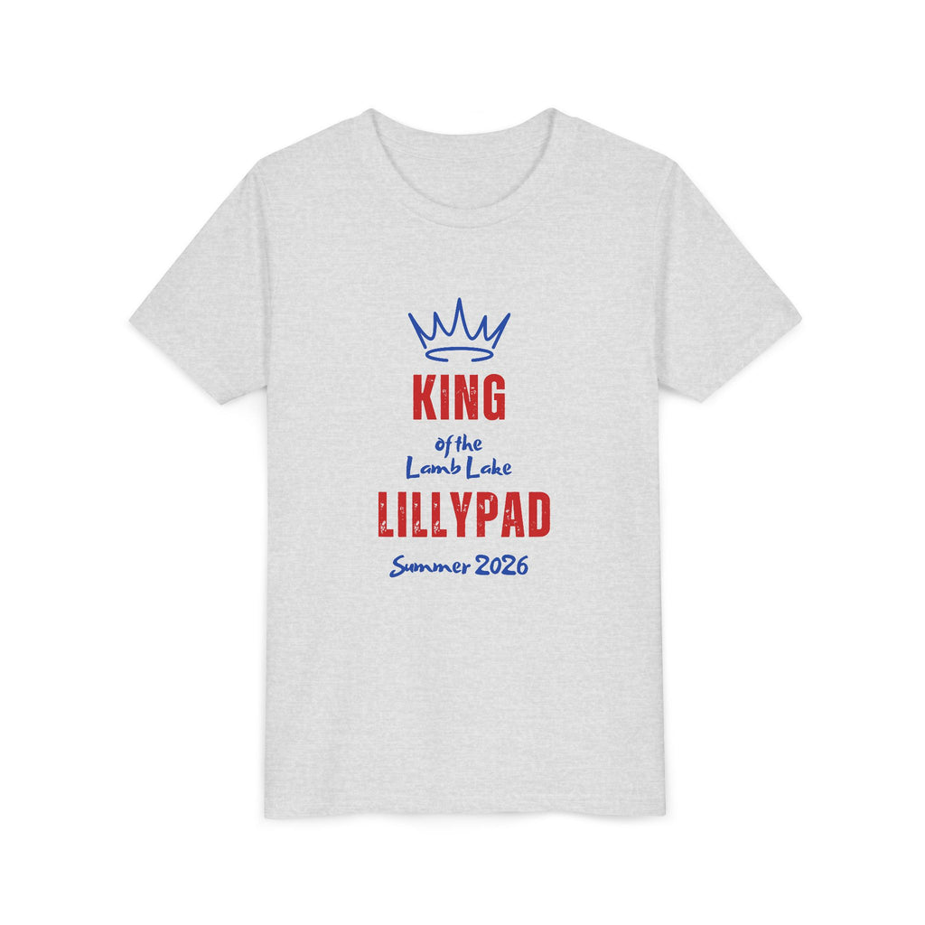 King of the Lamb Lake Lillypad Youth Tee — Cute Summer 2026 Kids Shirt