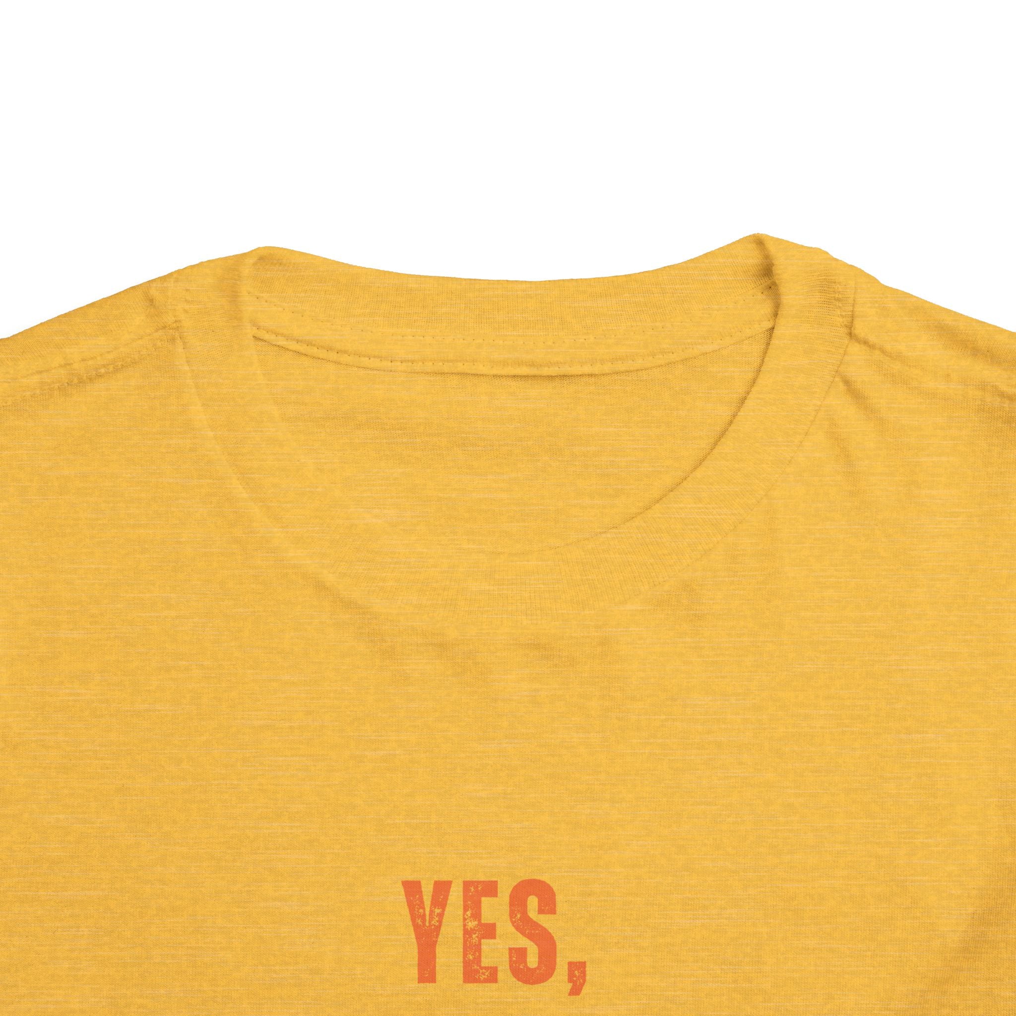 Toddler Tee — "Yes, I Am a Pirate" Text Kids Shirt