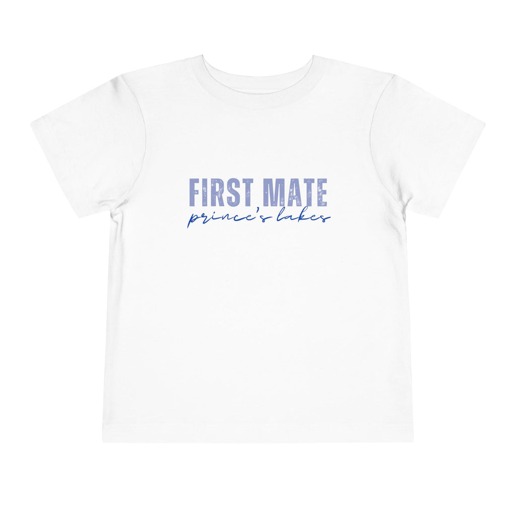 First Mate Toddler Tee — 'First Mate, Prince's Lakes' Nautical Shirt