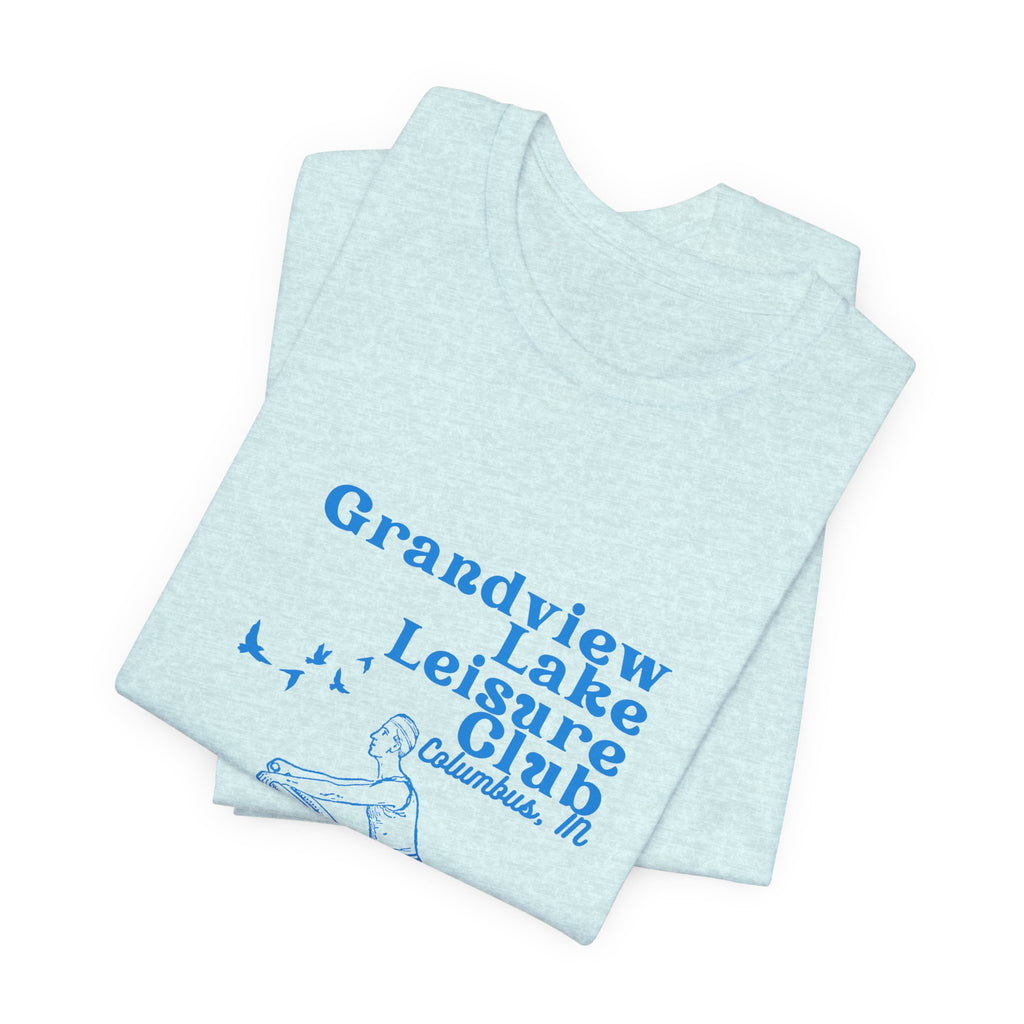 Kayak Tee – "Grandview Lake Leisure Club" Vintage Boating T-Shirt