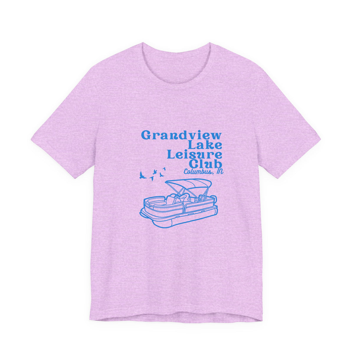 Pontoon Tee – "Grandview Lake Leisure Club" Vintage Boating T-Shirt