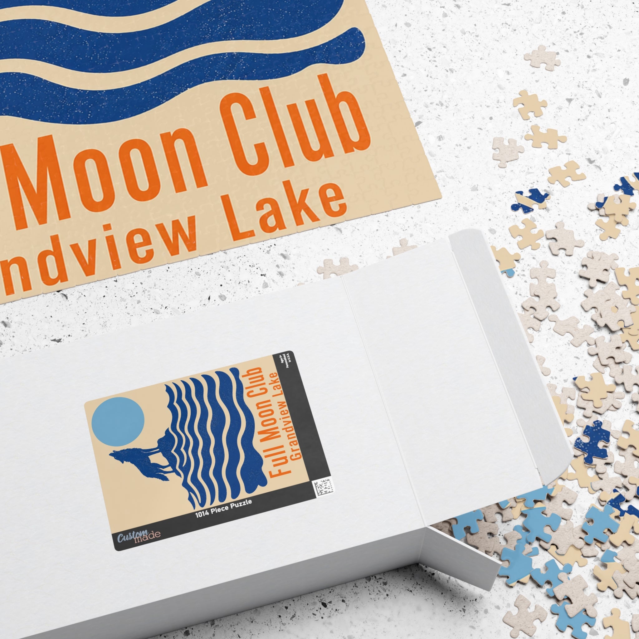 Full Moon Club Grandview Lake Jigsaw Puzzle — 1014 Piece Puzzle