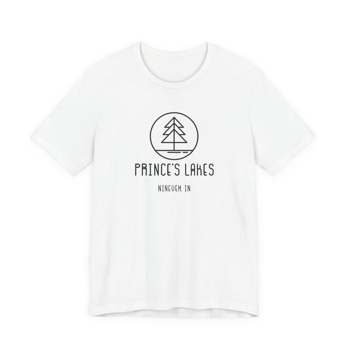 Prince's Lakes Minimalist Tee — Lake Forest Graphic Short Sleeve Shirt