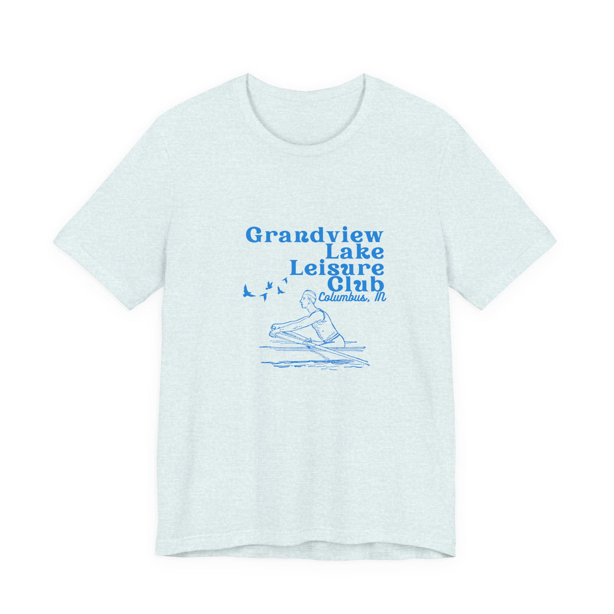 Kayak Tee – "Grandview Lake Leisure Club" Vintage Boating T-Shirt