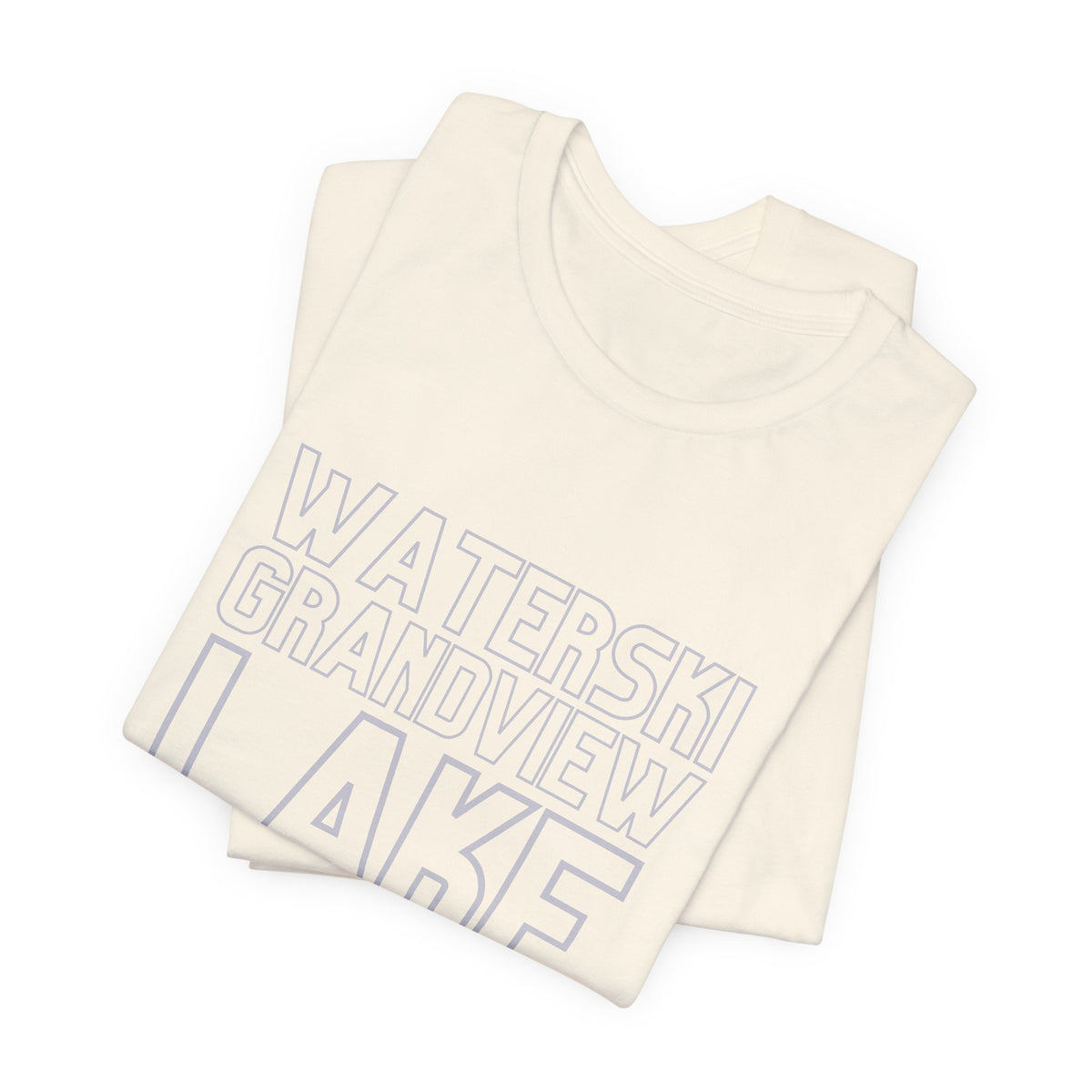 Grandview Lake Columbus Indiana Waterski Tee — Vintage Beach Town T‑Shirt