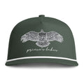 Prince's Lakes Turkey Vulture Embroidered Sunwashed Rope Cap