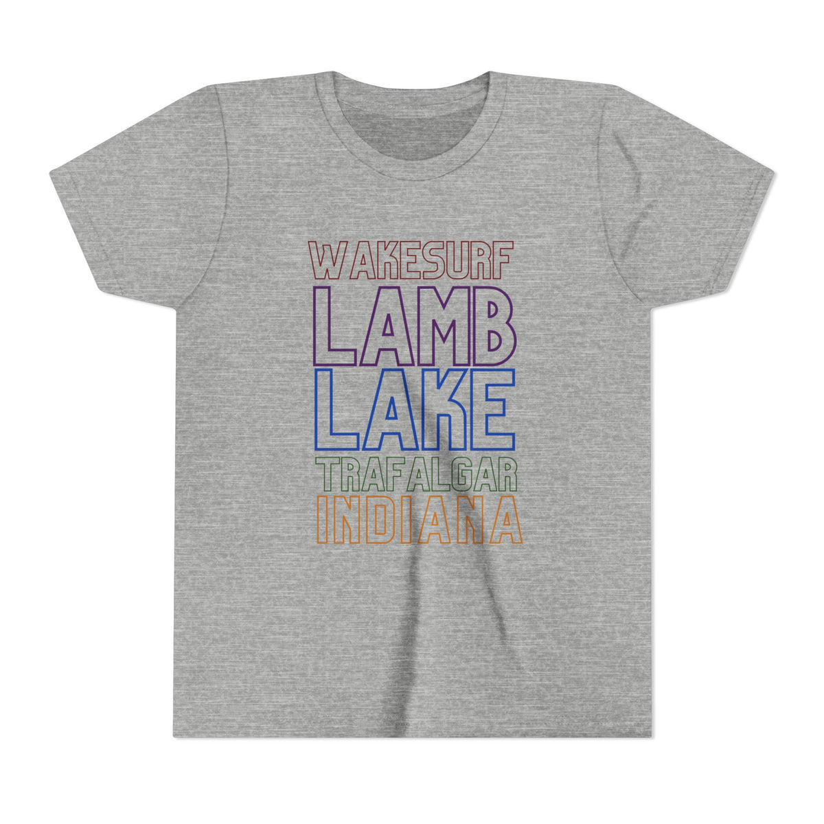 Youth Tee - Lamb Lake Columbus Indiana Wakesurf (Kids)