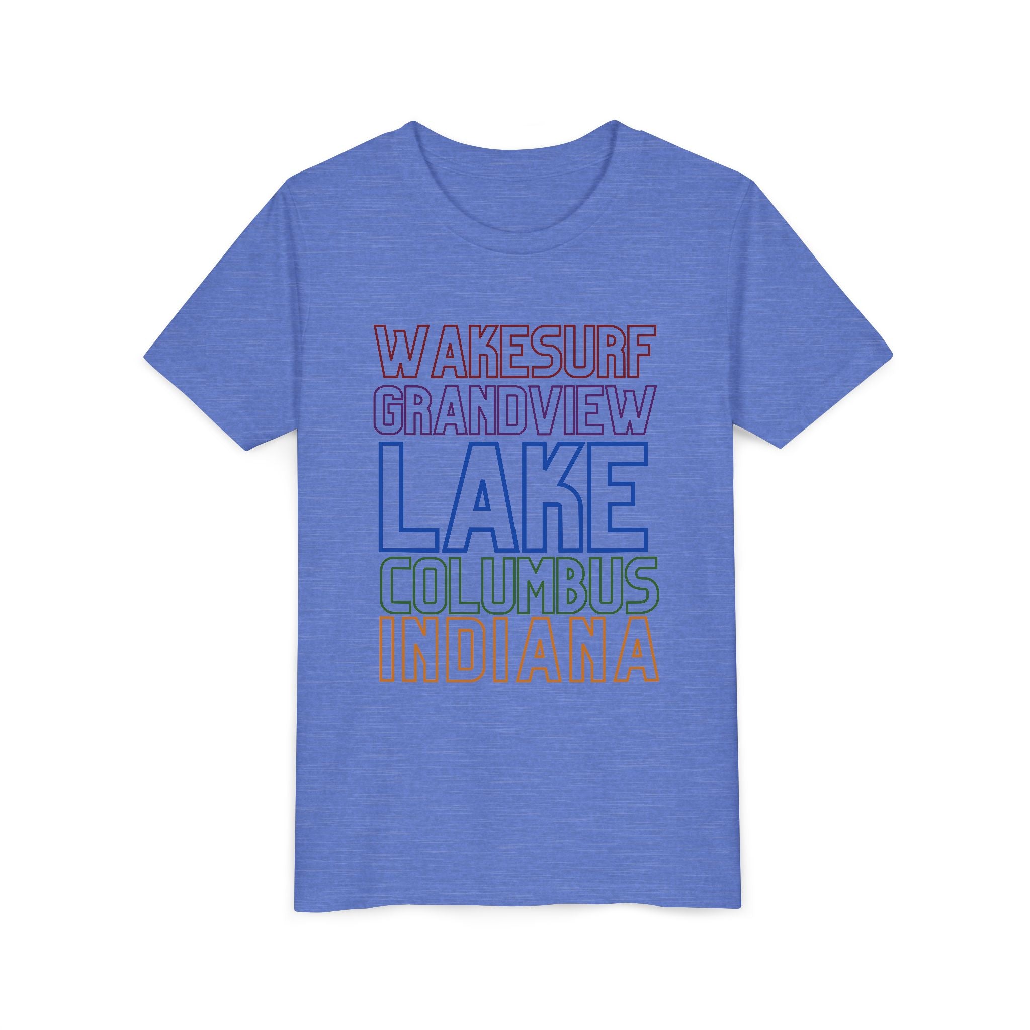 Youth Tee - Grandview Lake Columbus Indiana Wakesurf (Kids)