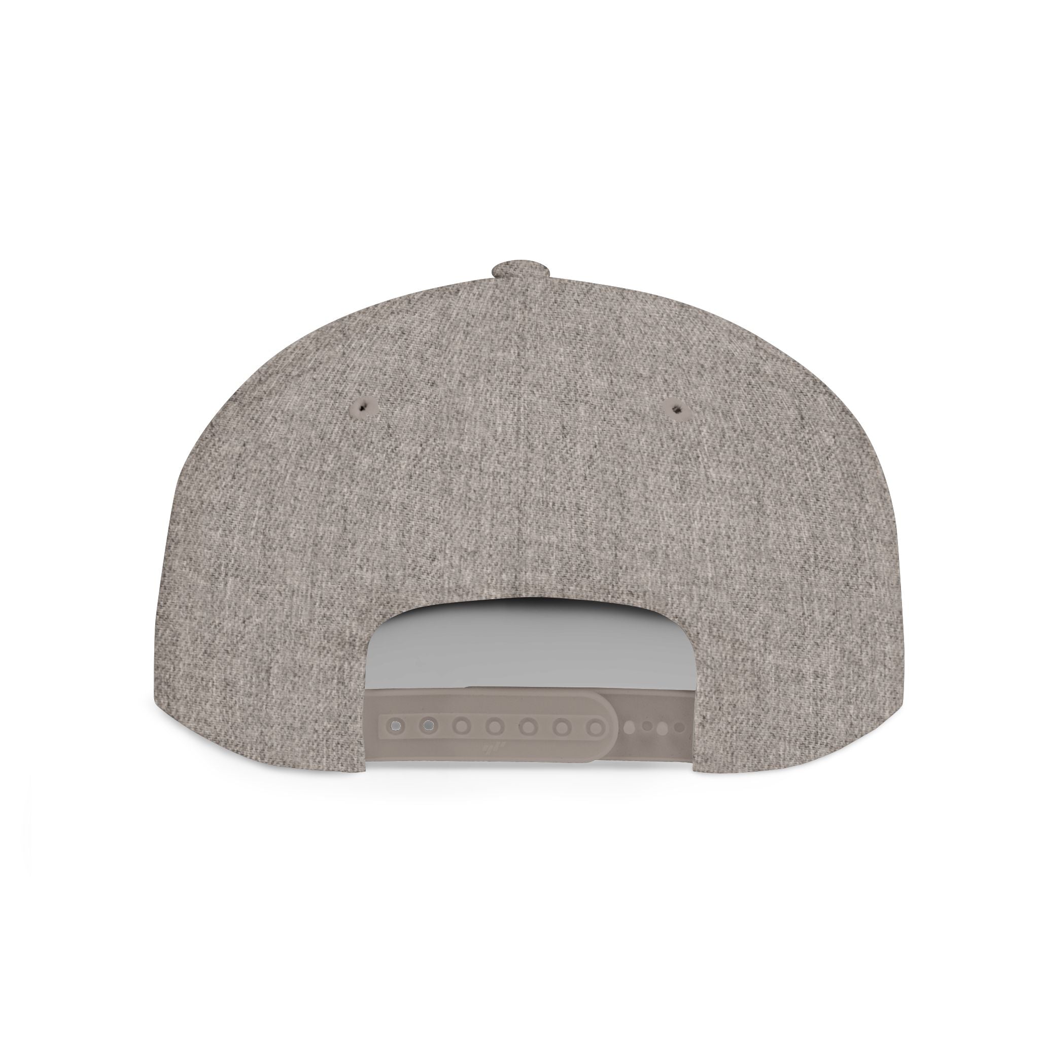 Lamb Lake Flat Bill Snapback Hat — Retro Embroidered Lake Cap