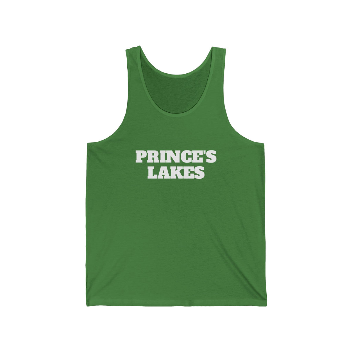 Prince's Lakes Tank Top — Retro Collegiate Graphic Lake Shirt