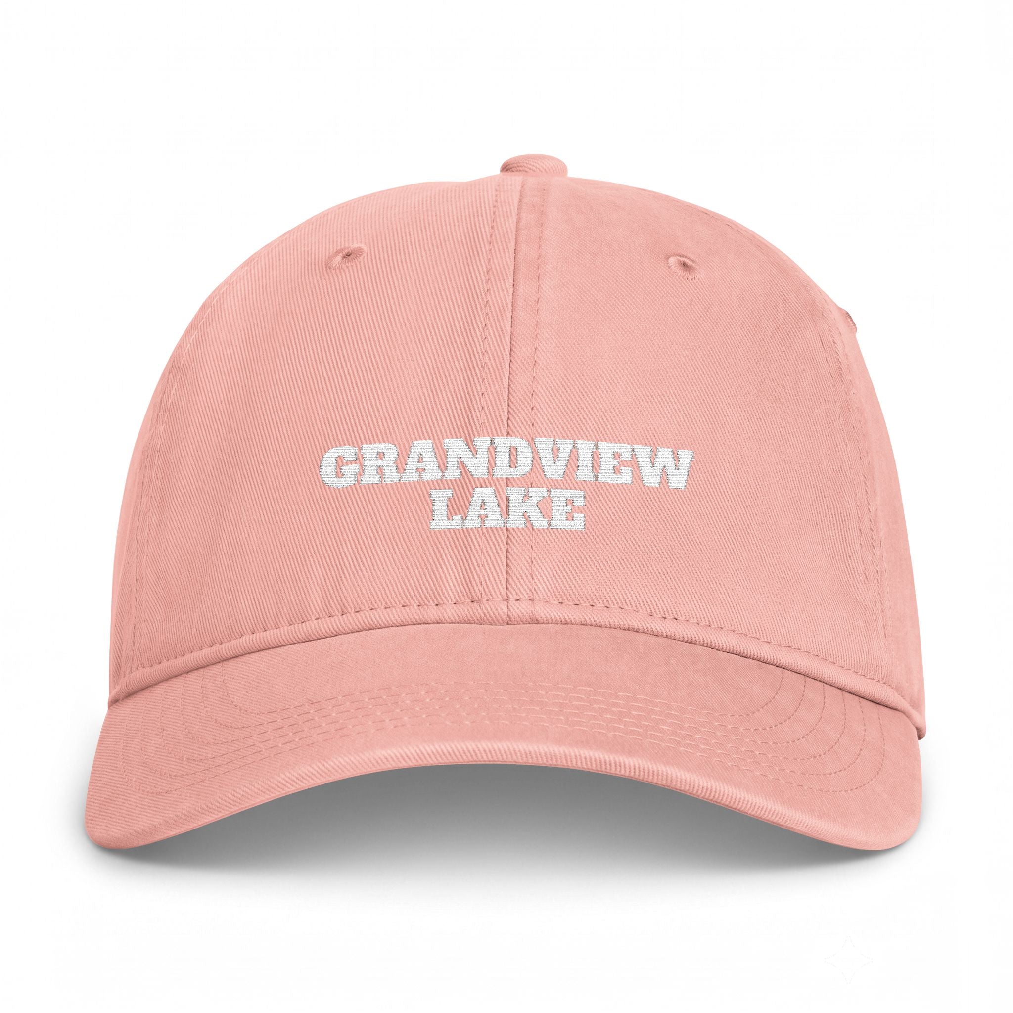 Grandview Lake Coastal Washed Cap — Vintage Beach Dad Hat