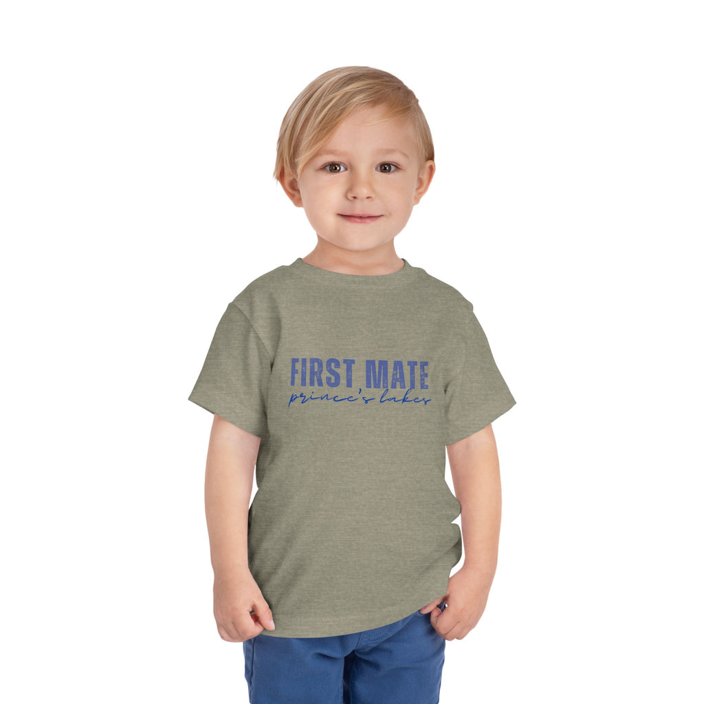 First Mate Toddler Tee — 'First Mate, Prince's Lakes' Nautical Shirt