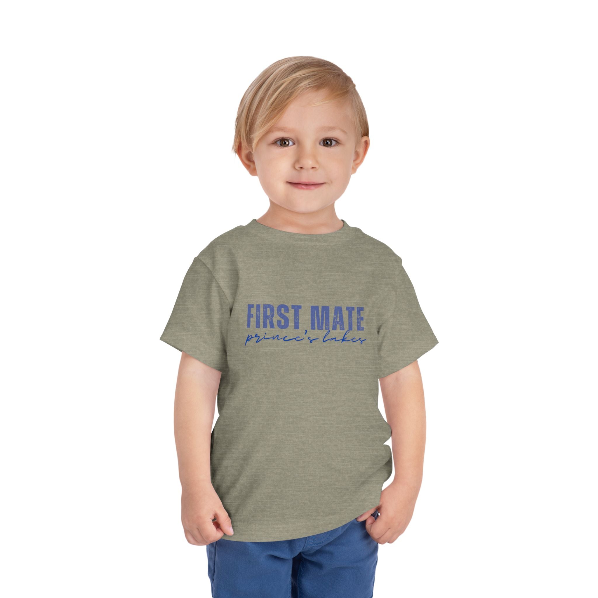 First Mate Toddler Tee — 'First Mate, Prince's Lakes' Nautical Shirt