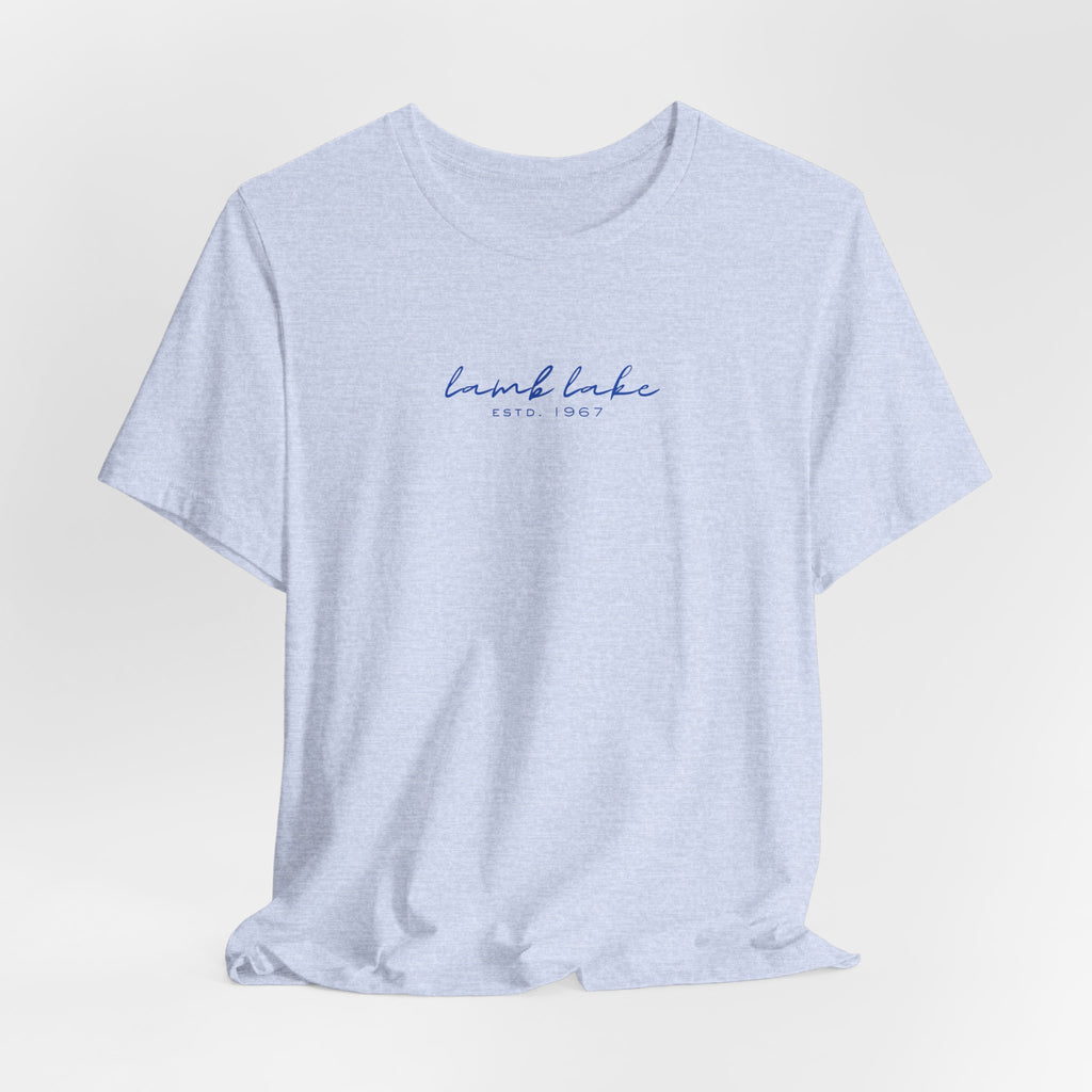 'lamb lake" Unisex Jersey Short Sleeve Tee
