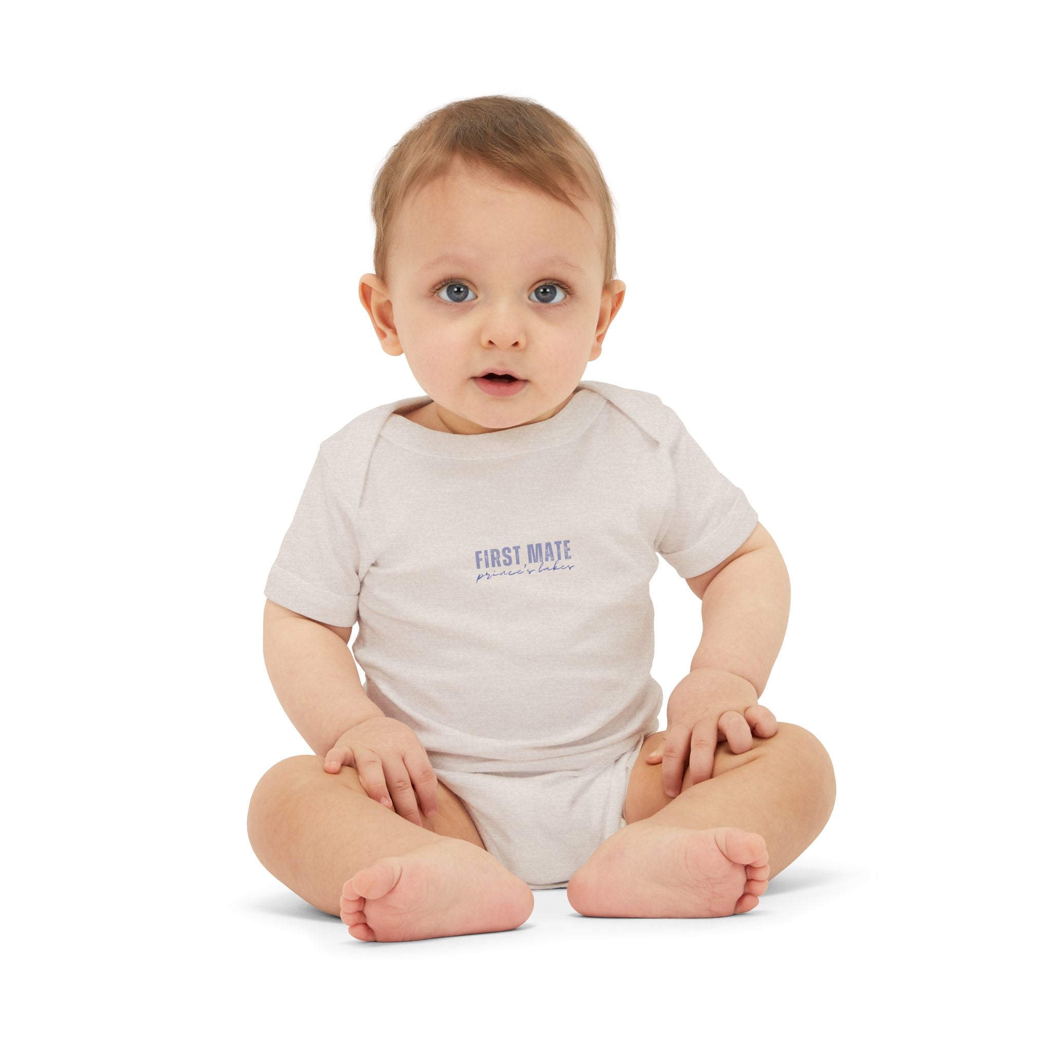 Infant Onesie "First Mate" Baby Bodysuit – Cute Nautical Newborn Gift