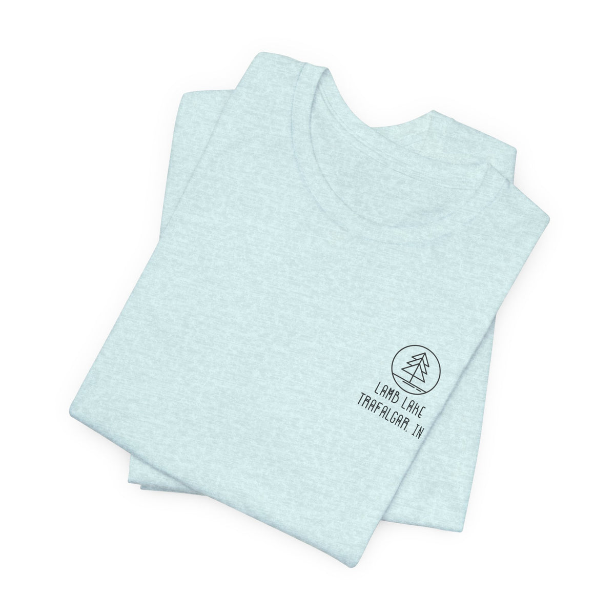 Lamb Lake Minimalist Tee — Lake Forest Graphic Short Sleeve Shirt