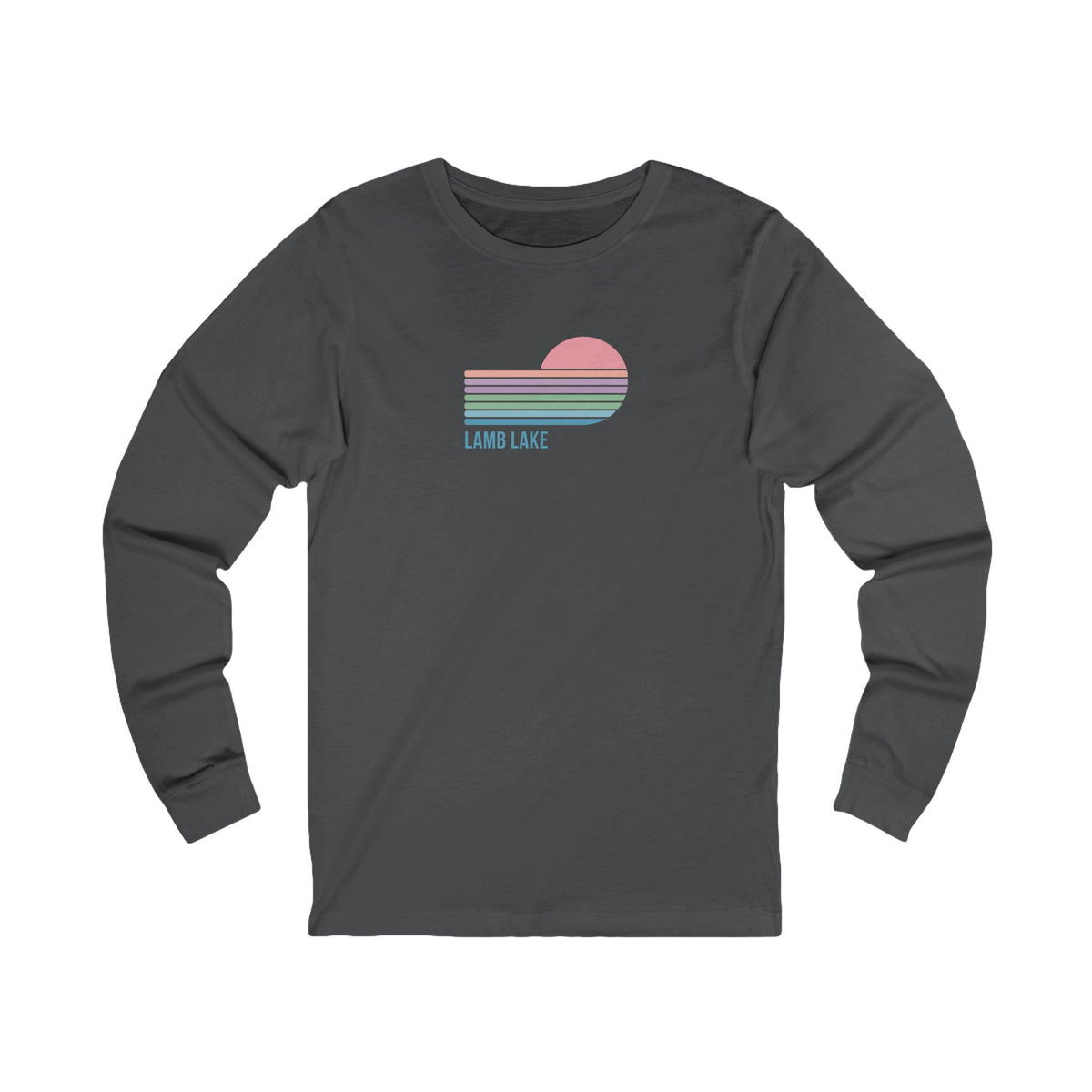 Lamb Lake Retro Sunset Long Sleeve Tee
