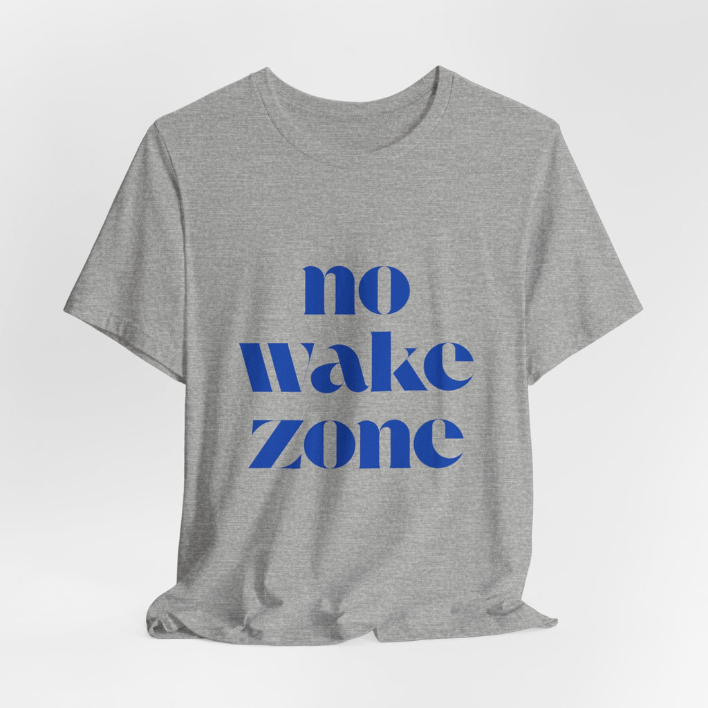 No Wake Zone T-Shirt — Nautical Relaxed Graphic Tee