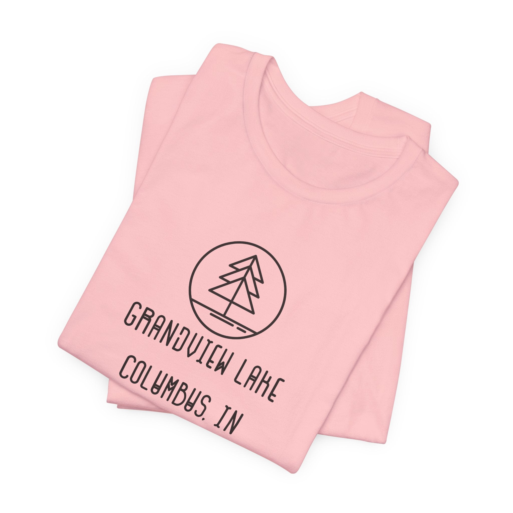 Grandview Lake Minimalist Tee — Lake Forest Graphic Short Sleeve Shirt
