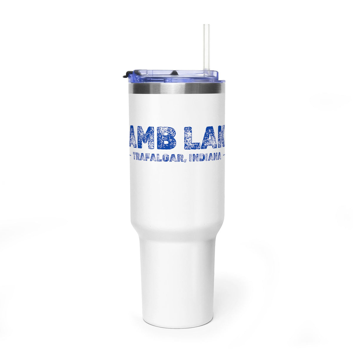 Lamb Lake Boat 40oz Vacuum Tumbler – Insulated Travel Mug