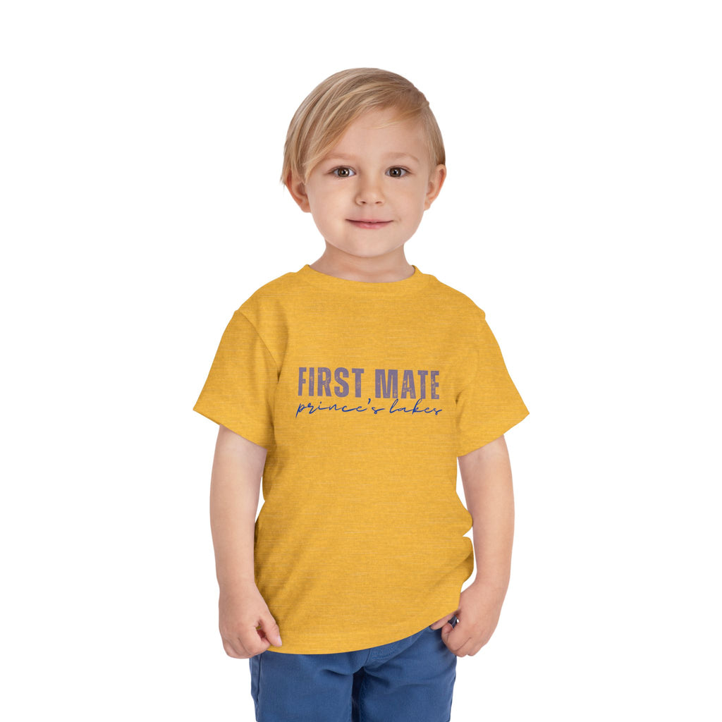 First Mate Toddler Tee — 'First Mate, Prince's Lakes' Nautical Shirt