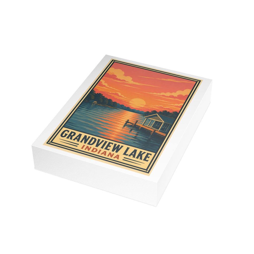 Grandview Lake National Park Style Postcard Bundle