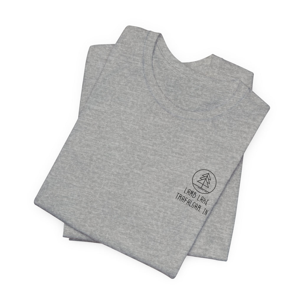 Lamb Lake Minimalist Tee — Lake Forest Graphic Short Sleeve Shirt