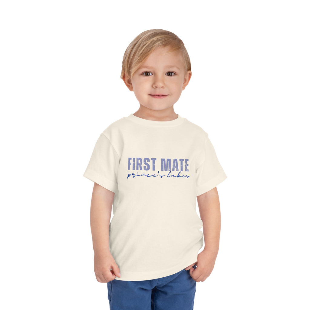 First Mate Toddler Tee — 'First Mate, Prince's Lakes' Nautical Shirt