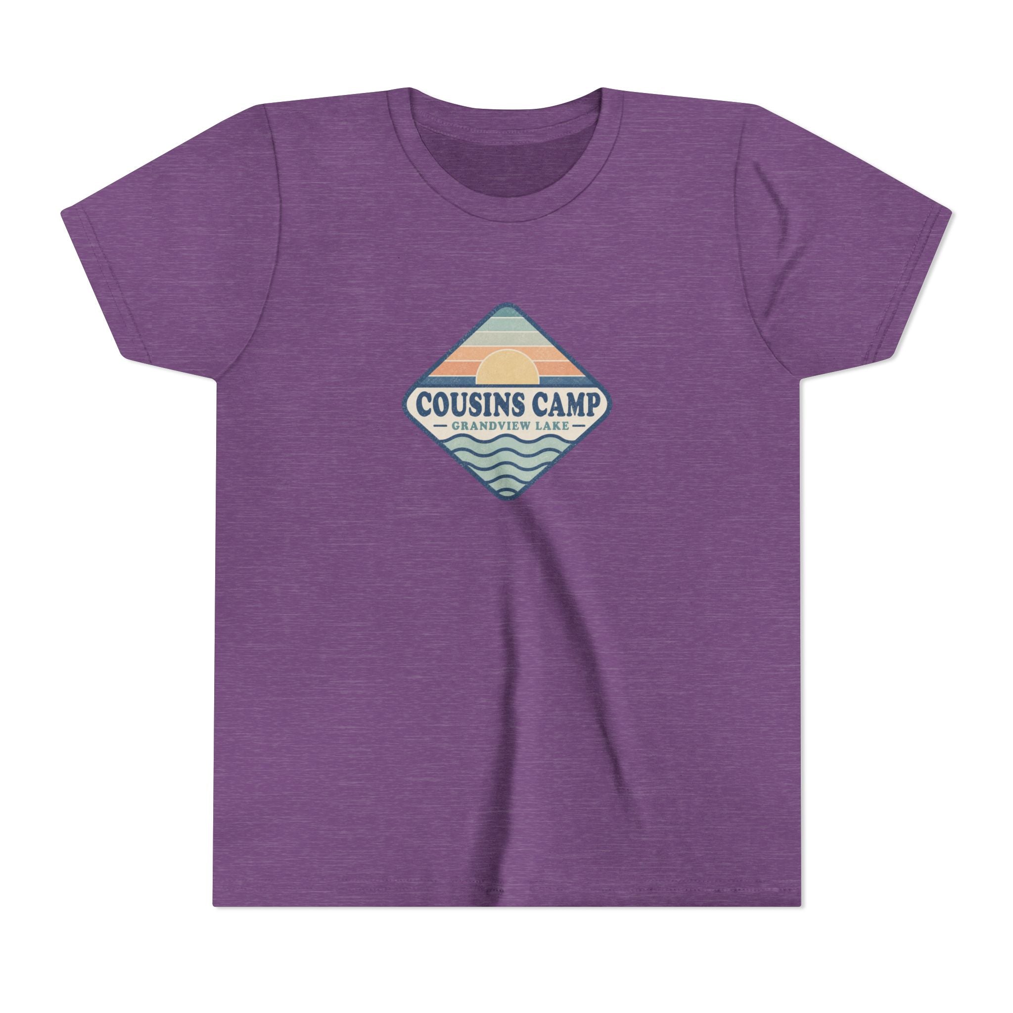 Cousins Camp Youth Tee — Retro Lakeside Summer Camp Kids Shirt