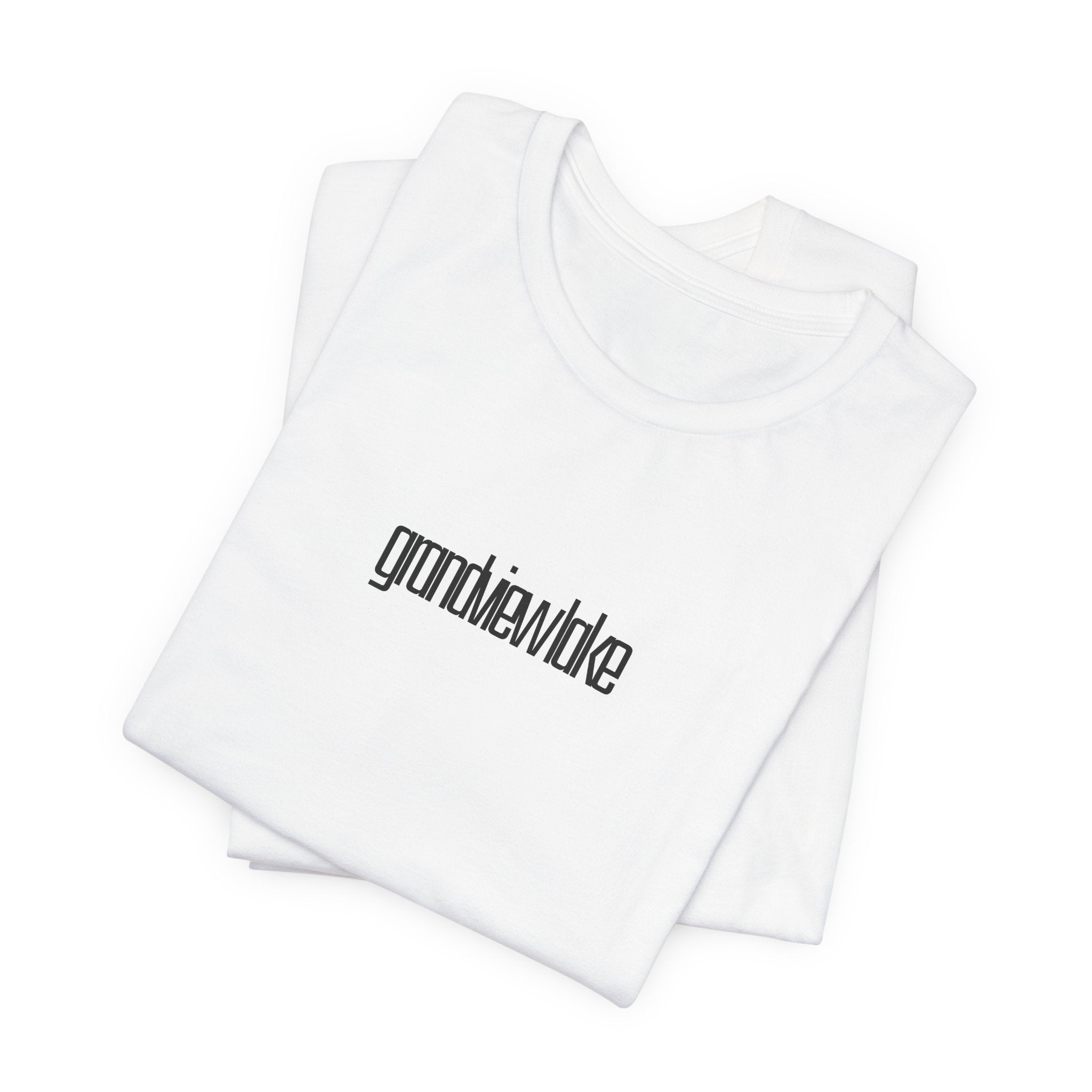 'grandview lake' Graphic Tee —  Minimal Logo T‑Shirt