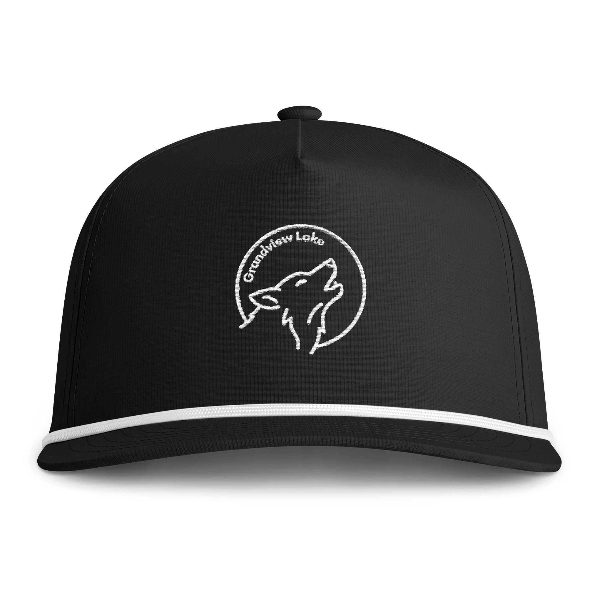 Sunwashed Grandview Full Moon Club Cap — Vintage Rope-Trim Hat